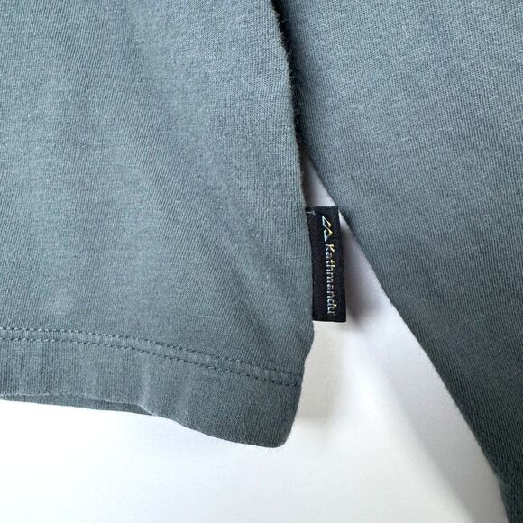 Kathmandu Long Sleeve T Shirt Womens Small Washed Gray Pink Happy Outdoors - Picture 6 of 13